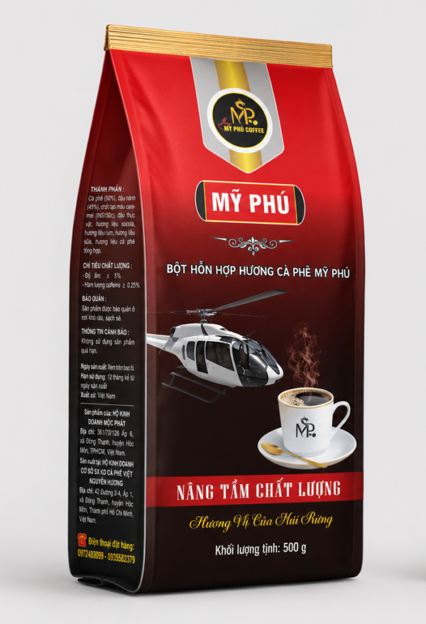 Cafe Mỹ Phú Gu Đậm Đỏ ( Đậm Đắng )