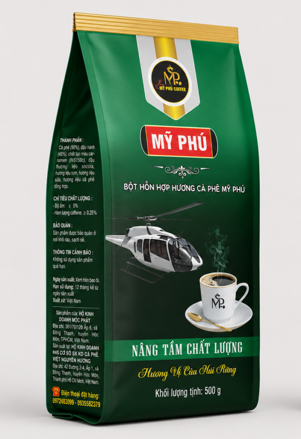 Cafe Mỹ Phú Gu Đậm Xanh ( Đậm Thơm )